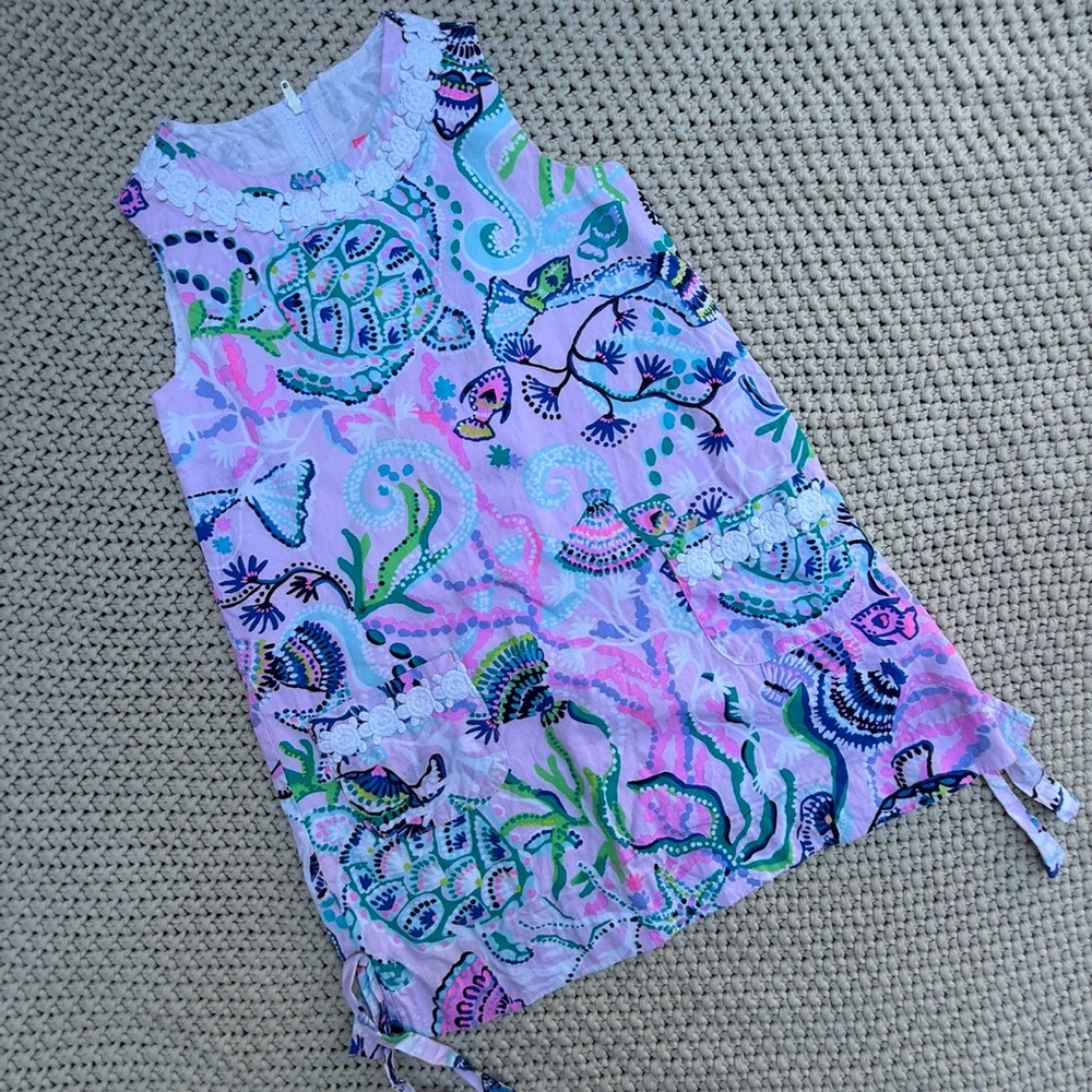 Lilly Pulitzer 5T Turtle Print Dress